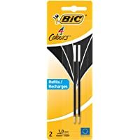 BIC 931 779 4colours pluma recarga- 0-4 mm- Blister de 2 piezas- negro